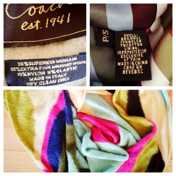 Coach Wool Scarf & Hat Set - Picture 4 of 4